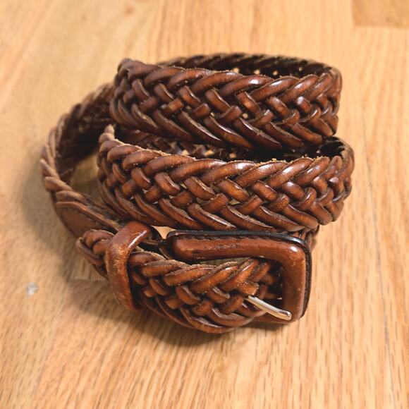 Ralph Lauren women's Braided leather belt size small - Picture 1 of 7